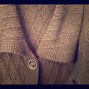 Black Sweater button closure.  Warm  for winter